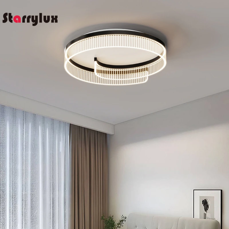 

Nordic Ceiling Light Modern Minimalist Bedroom Lamp Ultra-Thin Smart Dimmable LED Lights for Living Room Home