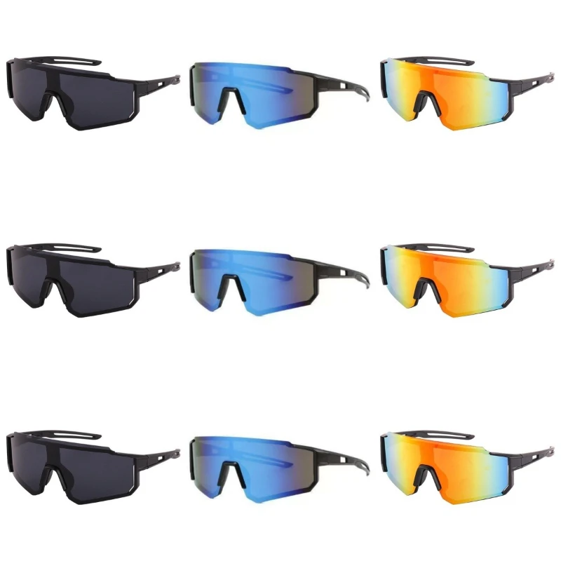 

9PCSNew Goggles Outdoor/Sports/Cycling Sunglasses Windproof Large Frame Men Women Running Bicycle Glasse