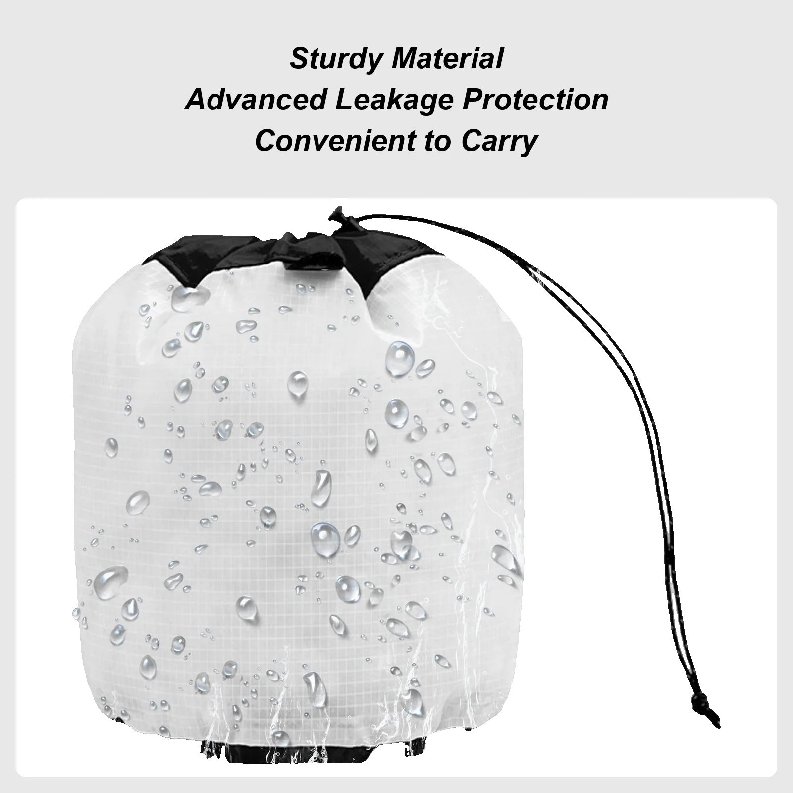 

Nylon Drawstring Bags Camping Gear Storage Pack Small Waterproof Storage Bags For Sports Gym Travel Beach Camping Vacation Baby