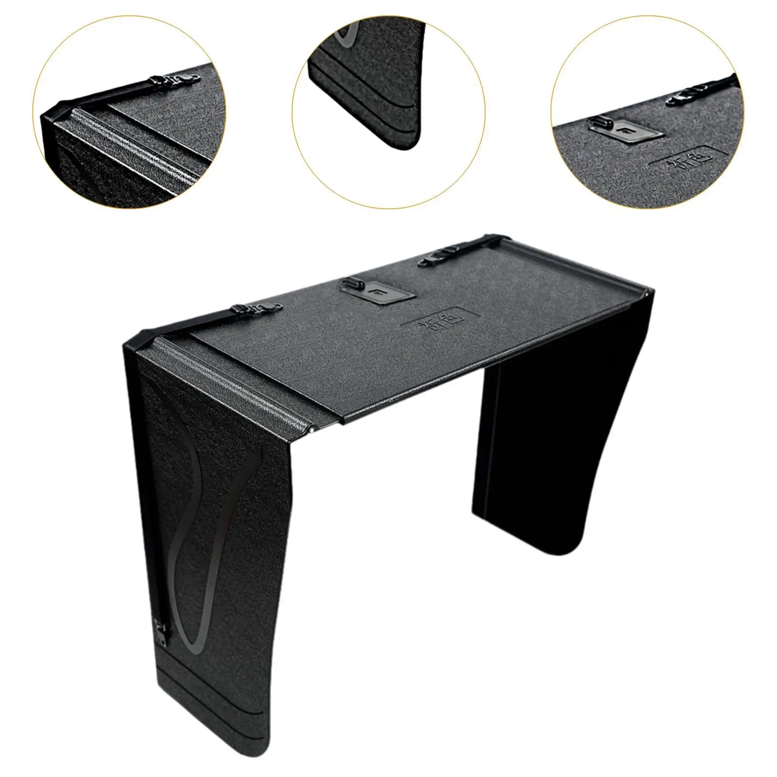 Cappuccio per monitor da tavolo regolabile da 41-71 cm Assemblaggio semplice per schermi da 17"-27".