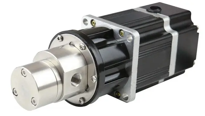 SOVOFLO KGP-06B Magnetic Gear Pump 1-3LPM 24V DC Electric BLDC Motor Stainless Steel 316L Housing PEEK Gear Food Grade PTFE Seal