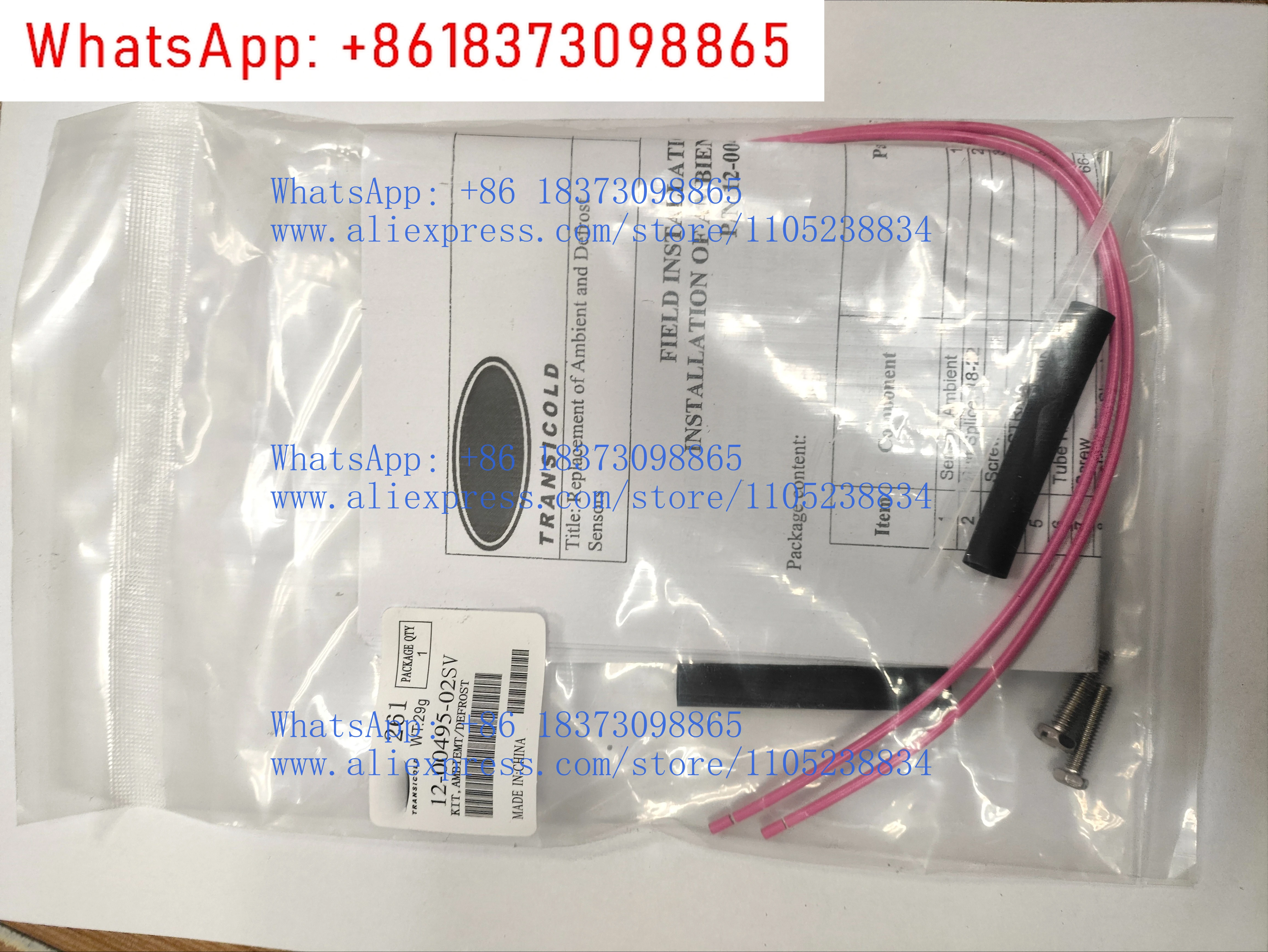 12-00495-02SV 12-00500-01SV 12-00395-01SV Kit Environmental Defrost Sensor for Reefer for Transport Tools