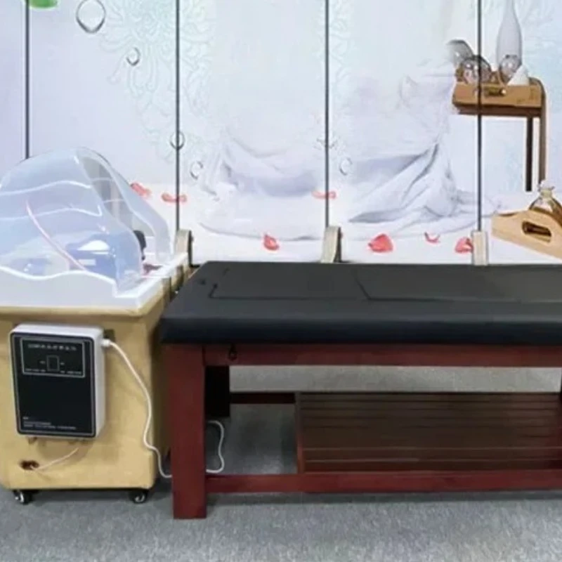 

Portable Therapy Center Water Circulation Fumigation Internal Hair Salon Shampoo Bed Special Chair for Hairdressing Beauty Salon