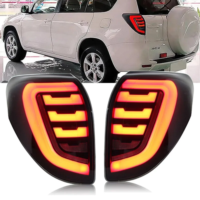 

Taillights For 2009 2010 2011 2012 Toyota RAV4 Rav-4 Tail Light Rear Brake Side Lamp LED Assembly DRL Sequential Signal E-mark