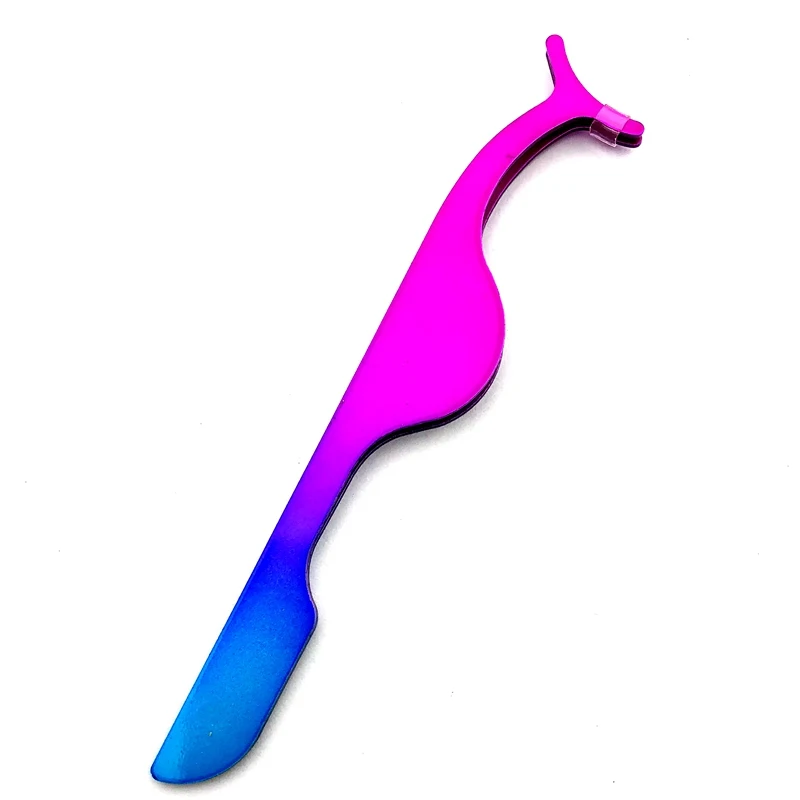 6 stücke Falsche Wimpern PinzetteEdelstahl Anti-statische Pincet Gebogene Streifen 3D Wimpern Verlängerung Pinzette Make-Up Werkzeuge NA013