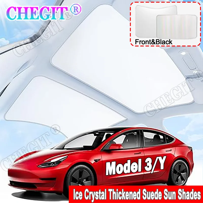 

Солнцезащитные козырьки для Tesla Model 3/Y 2017-2024, тканевая пряжка для льда, солнцезащитное стекло, переднее и заднее стекло, крыша, люк на крыше, аксессуары для świetlika