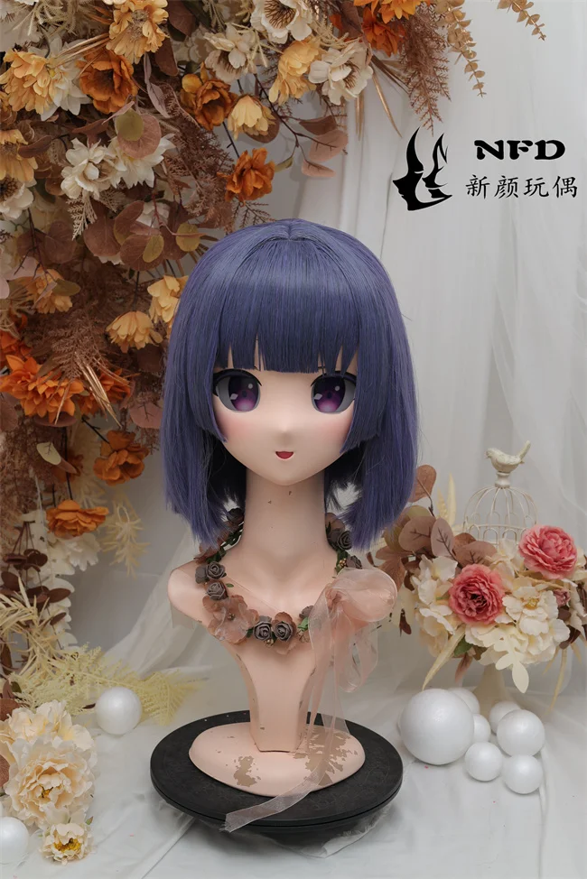 

(NFD-47-38)Customize Full Head With Lock Crossdress Doll Female/Girl Japanese Anime Cartoon Character Kig Cosplay Kigurumi Mask