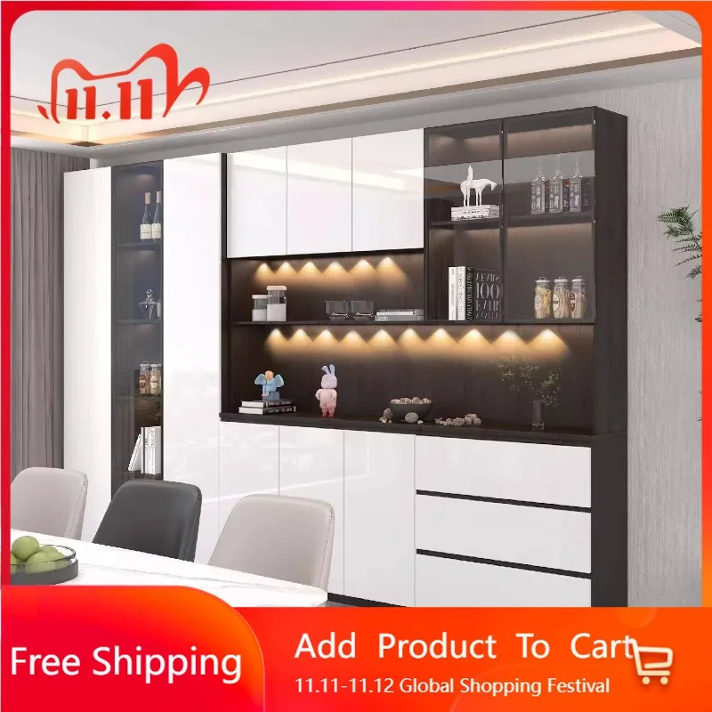 

Partitions Designer Bar Cabinet Kitchen Restaurant Living Room Wine Cabinet Display Wood Standing Armadi Aperti Home Furniture