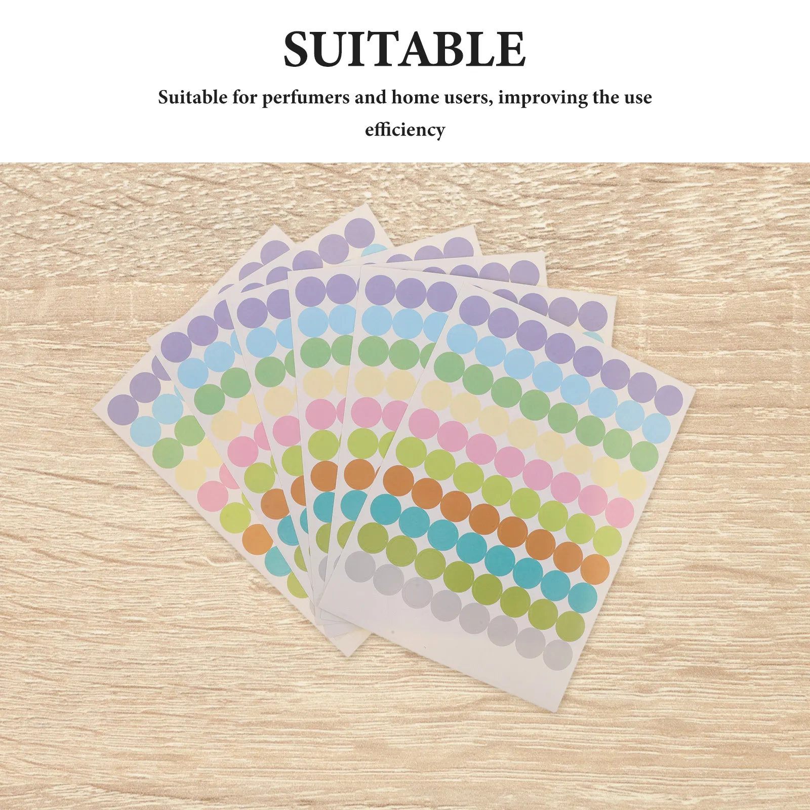 20Sheet Essential Oil Cap Labels Writable Round Stickers Removable Printable Bottle Lid Stickers Minimalist Design for Small