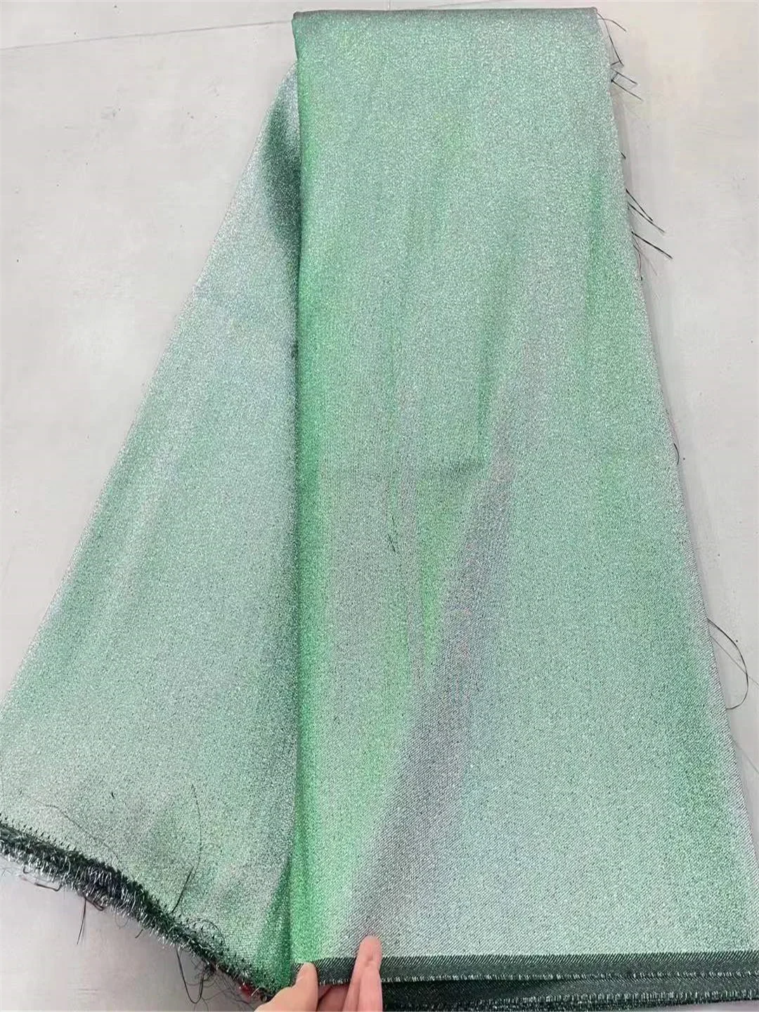 الأفريقي الديباج الجاكار أقمشة الدانتيل صافي التذهيب الفرنسي 5 ياردة لخياطة فستان الزفاف