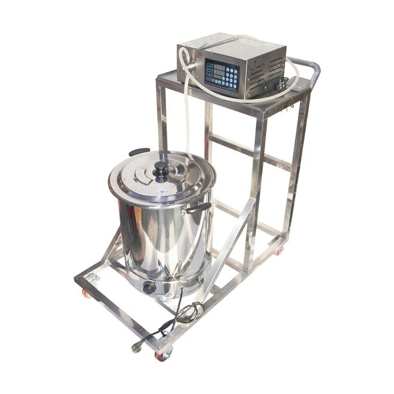 Stainless steel candle ghee lamp quantitative manual soap liquid tank filling machine CY-1D