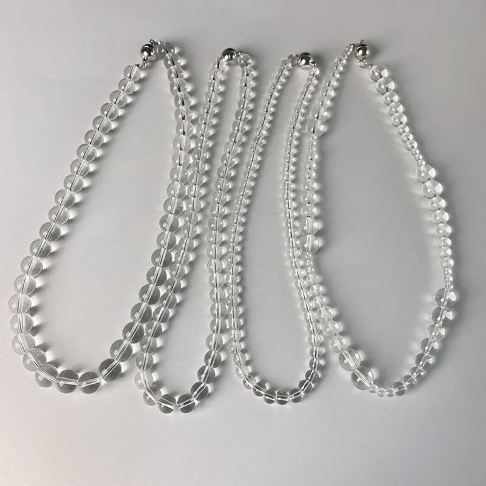 Charm Healing Crystal Necklace for Women Fashion Jewelry Girl's Collarbone Chain Birthday Gift Christmas Bulk Items Wholesale