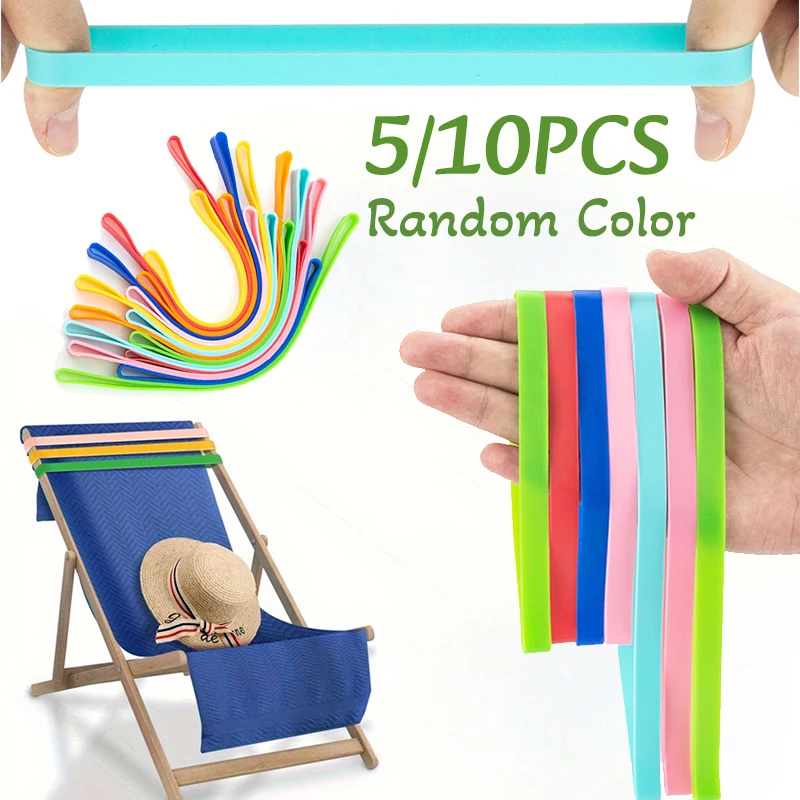 5/10Pcs Silicone Rubber Bands Planner Elastic Bands Elastic Rubber Wrapping Bands for Books, Cooking, Wrapping, Bag Wraps