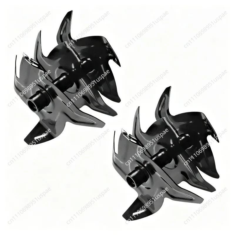 Tiller, Rotary Cultivator, Micro-Tiller Blades Small Agricultural Weeder Replacement Parts Blade and Cutter Head Set