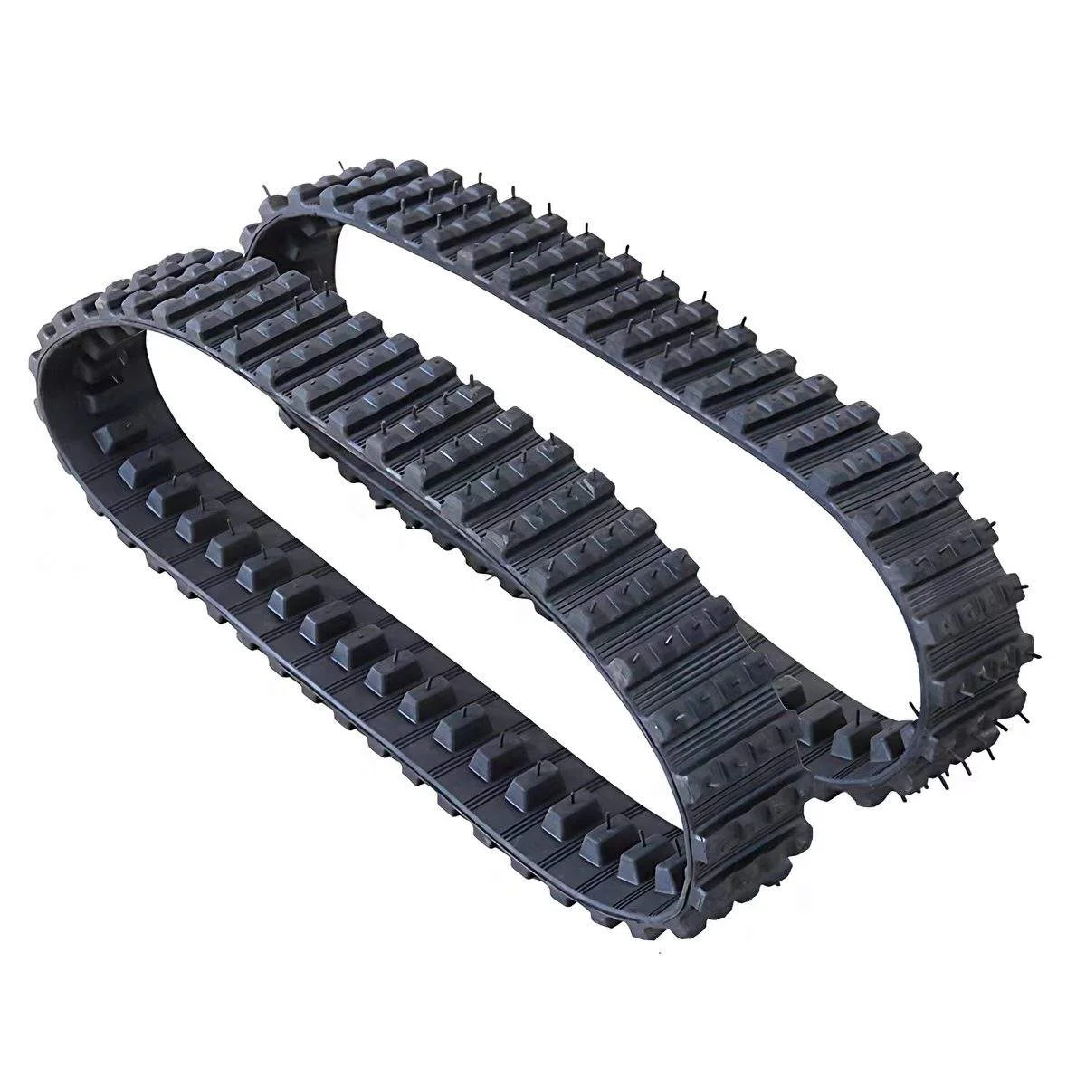 Custom Anti-Slip Rubber Tracks Replacement Crawler Tracks for Snow Blower Small Agricultural Machinery Toy Cars-Remote Gear Pump