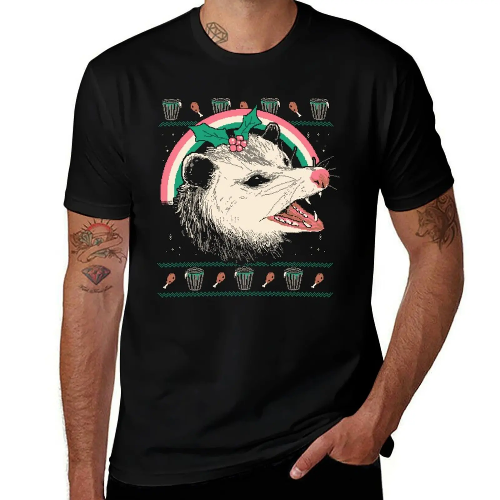 Trash The Halls T-Shirt Active Sports Short Sleeve Cotton Shirt