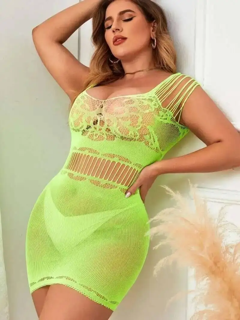 فستان قصير للنساء مع أكمام فستان بروتيل صيفي غير رسمي مثير للسيدات ملابس للنادي الليلي فستان قصير نحيف أنيق L72N #1