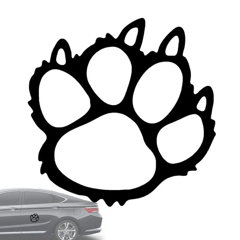 Bonito Paw Decal Bumper Adesivos, Avaliação ao ar livre, serviço durável, Revamped Veículo Estilo, Urso Garra Etiqueta Do Carro, Auto Itens