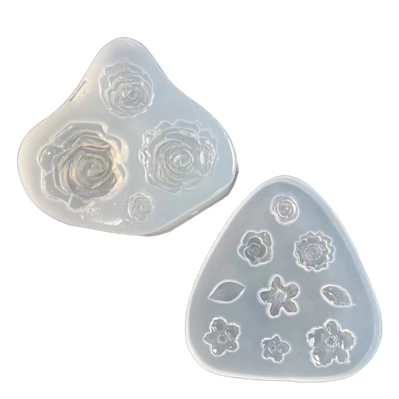 2024 New Flower Shape Silicone Chocolate Moulds Baking Molds Fondant Cake Decorating Tool