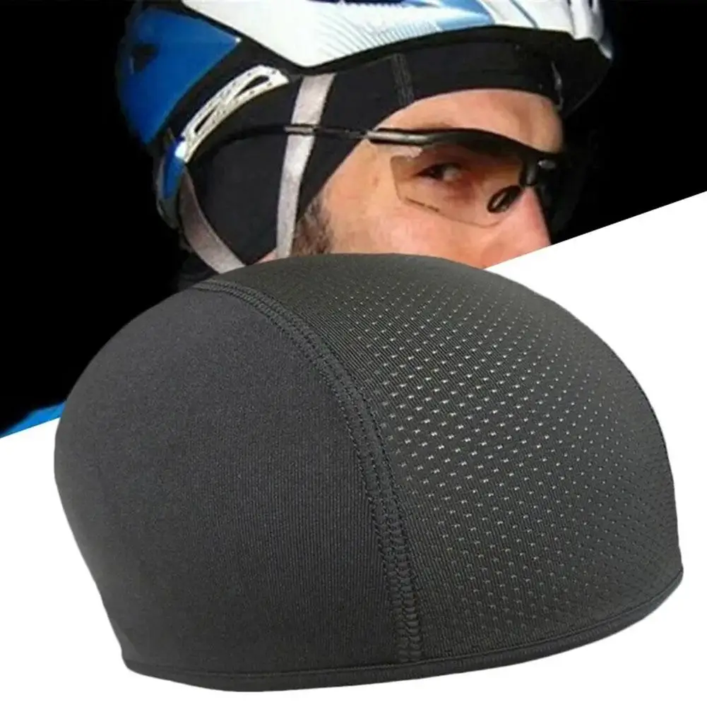 Skull Cap Helmet Liner Beanie, Cooling Mesh Cycling Running Hat For Men Women, Quick-drying Cycling Inner Hat Fits Under Helmets