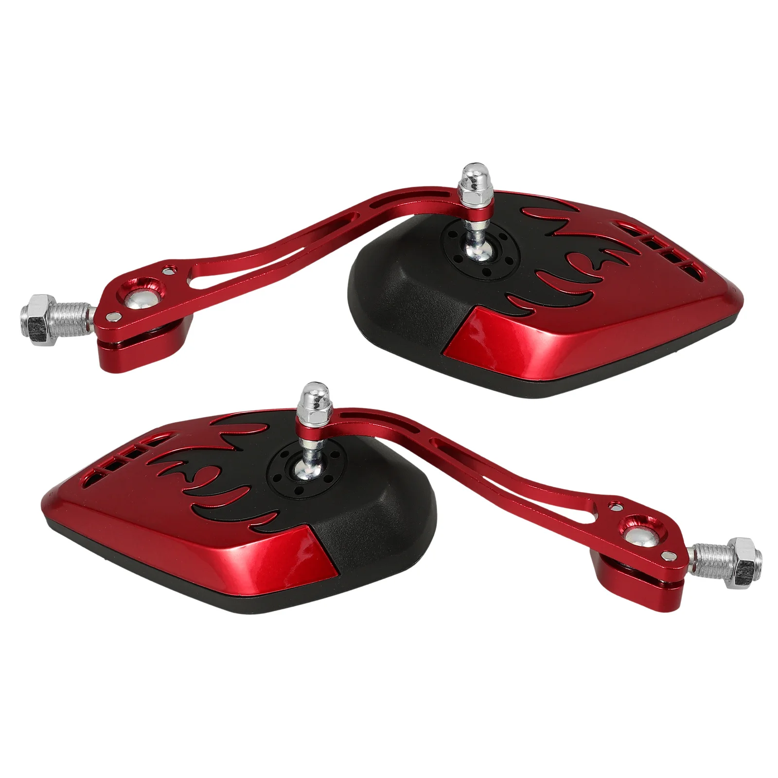 

1Set Motorcycle Rearview Mirror Durable Adjustable Design Universal Handlebar Rear View Mirrors Replacement Motorcycle