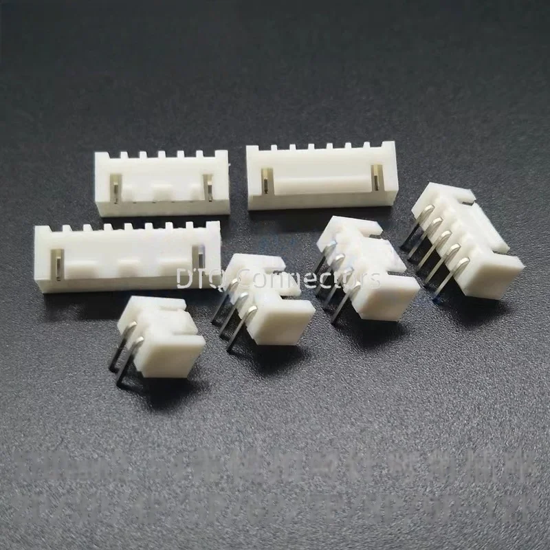 20PCS XHB2.54 connectors female socket with buckle curved needle   2.54mm 2P 3P 4P 5P 6P 7P 8P 9P 10PIN