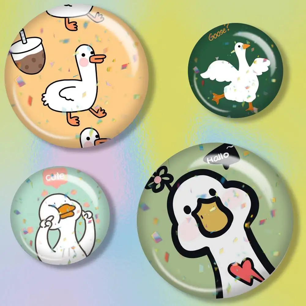 Cartoon Doubt Duck  Brooch Metal Decorative Brooch Pins for Backpack Clothes Jacket Accessories,Souvenir.