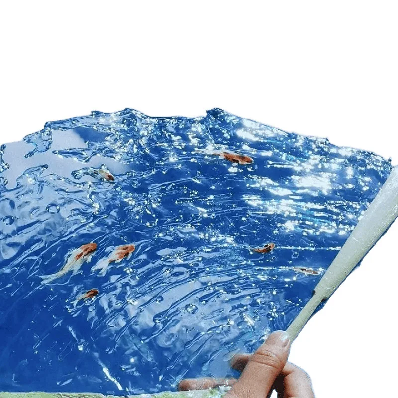 Fan Painting Summer Water Fan, Material Pack Glass Paint, Photo Frame Epoxy
