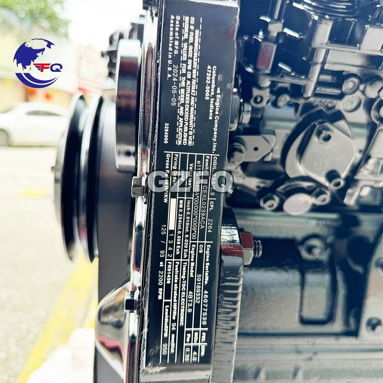 Genuine Brand New 4BT3.9 4BTA3.9 4BTAA3.9 Diesel Engine Assembly B3.9-C DCEC Diesel Motor for CUM-MINS