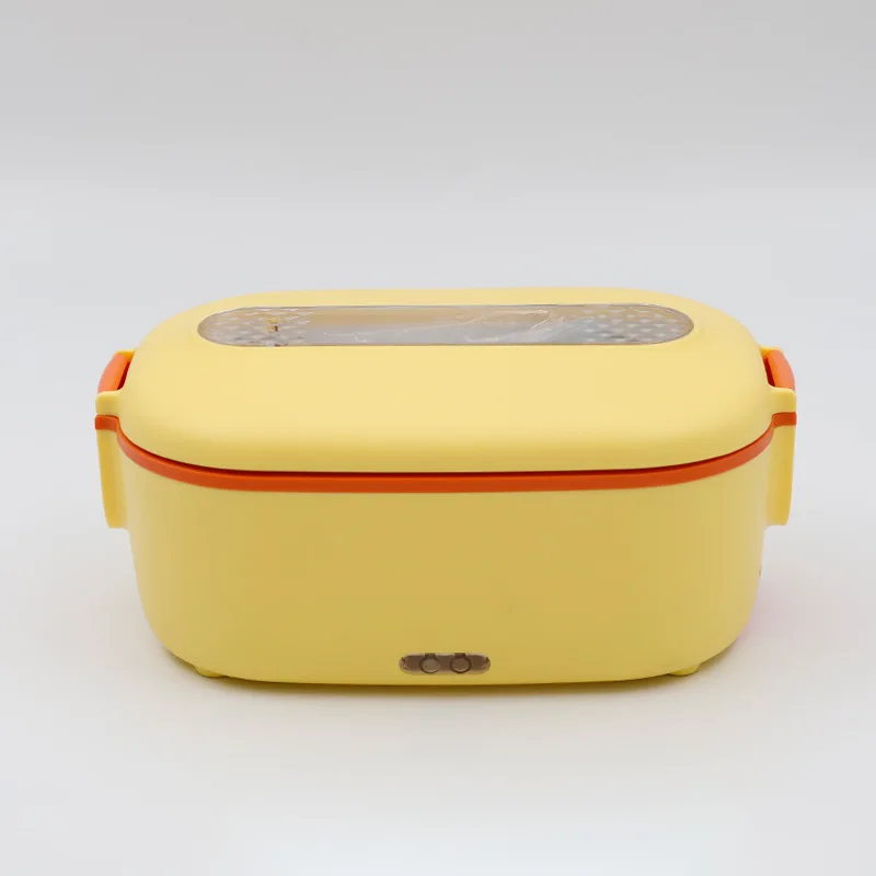 5-in-1 Fast Heat Electric Lunch Box with Double Lids, Home and Car Dual-purpose Food Warmer
