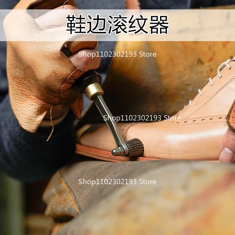 Making Handmade Shoe Sewing Stitch Spacer Diamond Awl Haft Stitching Punch Leather Craft Wheel Marker Tools for Goodyear Welted