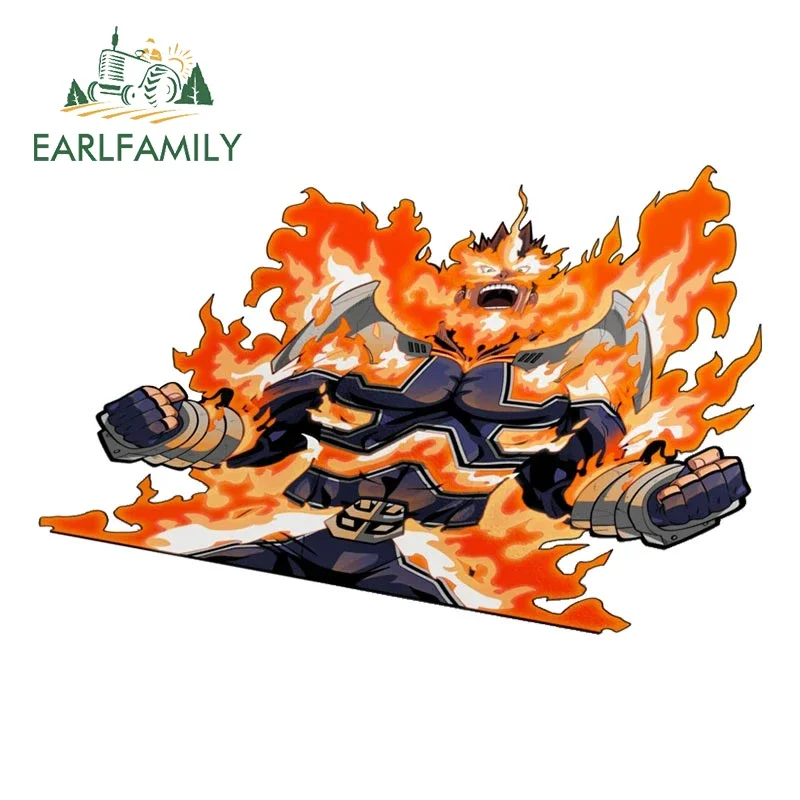 

EARLFAMILY 13cm X 8.4cm For Bakugou Katsuki Funny Car Stickers Graffiti Vinyl Car Accessories Decal Windows Caravan Waterproof