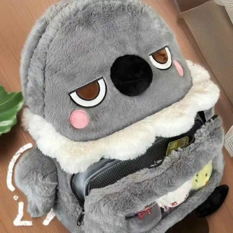 

Large Capaci Plu oulder Bag Cuter Bag Storage Bag Cartoon Sle Zipper Closure Campus Suitable Men's Bapa