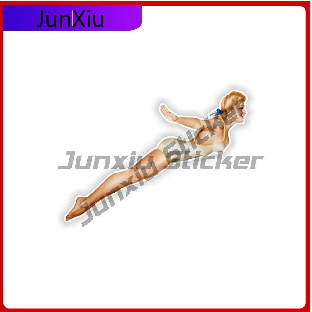 

Pin Up Girl Sticker Vintage Sexy Fly Stickers Anti Scratch Decals Auto Rv Stickers Car Decoration Waterproof Decals Refit Sticke