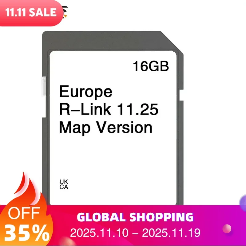 

R-Link 11.25 for Renault Car SD Card Newest Update GPS Map Version Data Road Accessories Suitable Navigation Europe Area