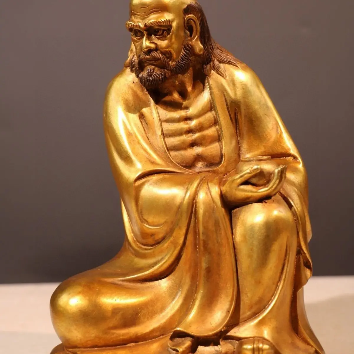 Buddhist patriarch bodhidharma Ornament Decoration Tea Pet Figurines Desk Decor Accessories
