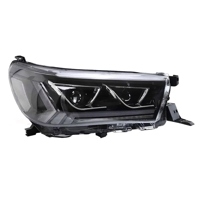 Car Led Headlight For Toyota Hilux 2015-2020 Head Lights Plug and Play with LED DRL Dynamic Turning Headlights