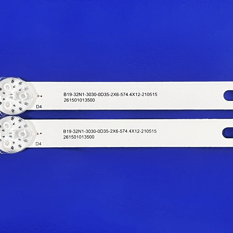 شريط إضاءة خلفي LED لـ B19-32N1-3030-OD35-2x6-574.4x12 Starwind SW-LED32SG301 BBK 32LEX-7272/TS2C Telefunken TF-LED32S14T2S #4
