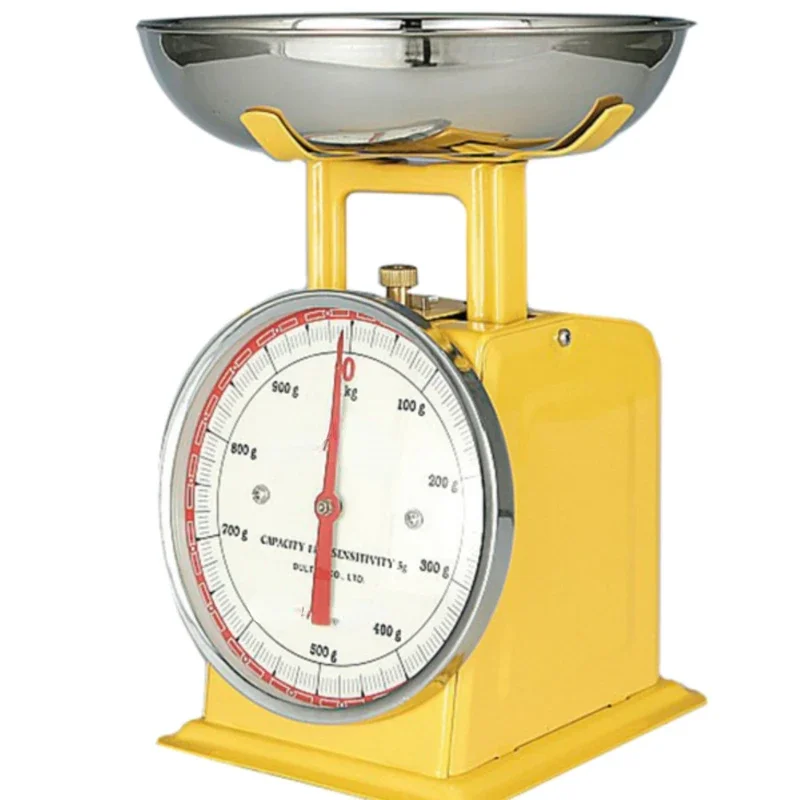 Rice Storage Vintage Metal Kitchen Scale Baking and Weighing Machinery Food Scale