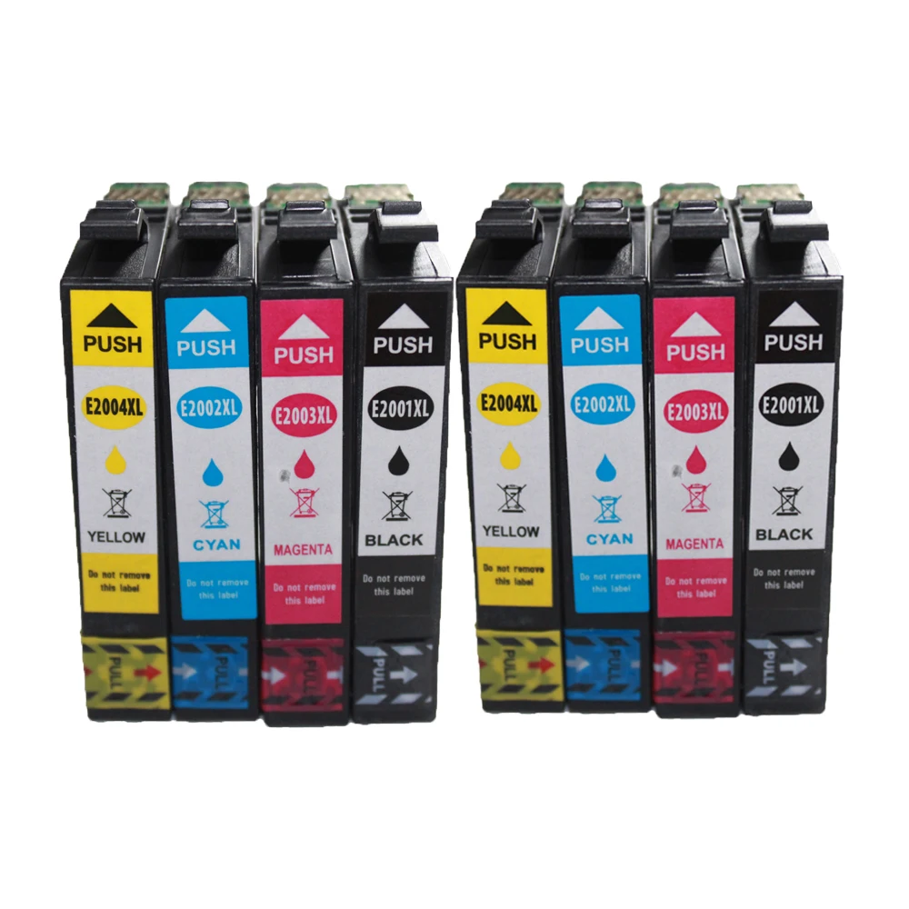 

Совместимый чернильный картридж T200XL для Epson XP100 XP200 XP300 XP400 WF2510 WF2520 WF2530 WF2540, черный, голубой, пурпурный, желтый