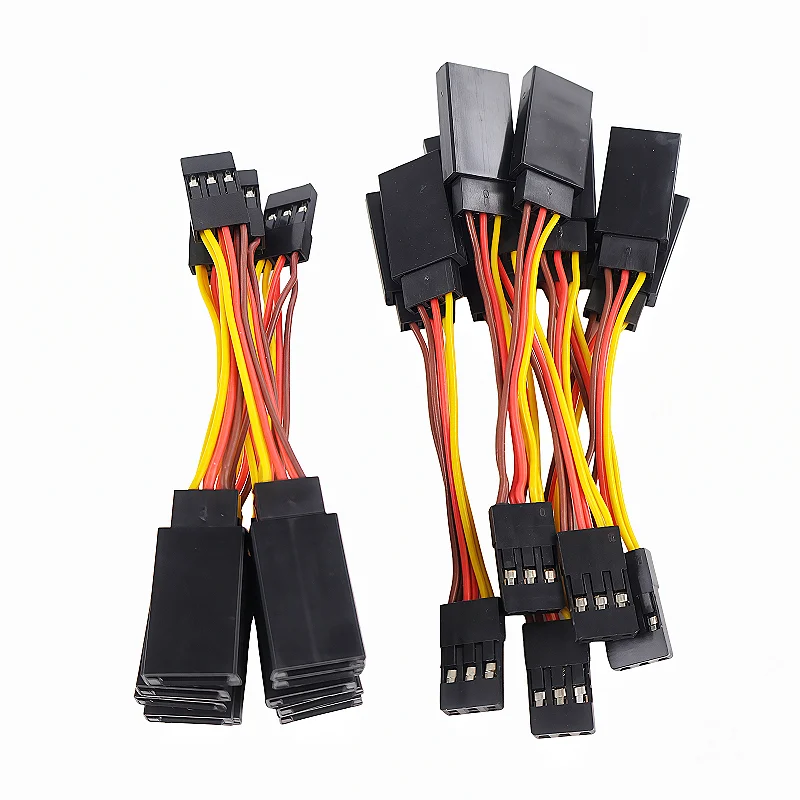JR Servo Splitter Cable Y Harness 1 to 2 Servo Extension Wire for RC Airplane Drone Car Futaba JR Servo