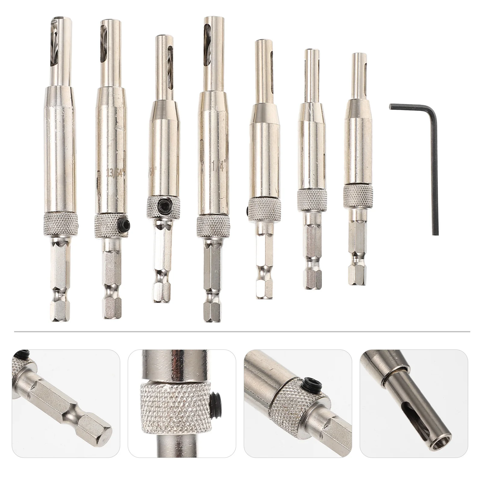 

1Set Sturdy Hinge Drilling Tool Kit Furniture Installation Auxiliary Tool DIY Hinge Drilling Accessories