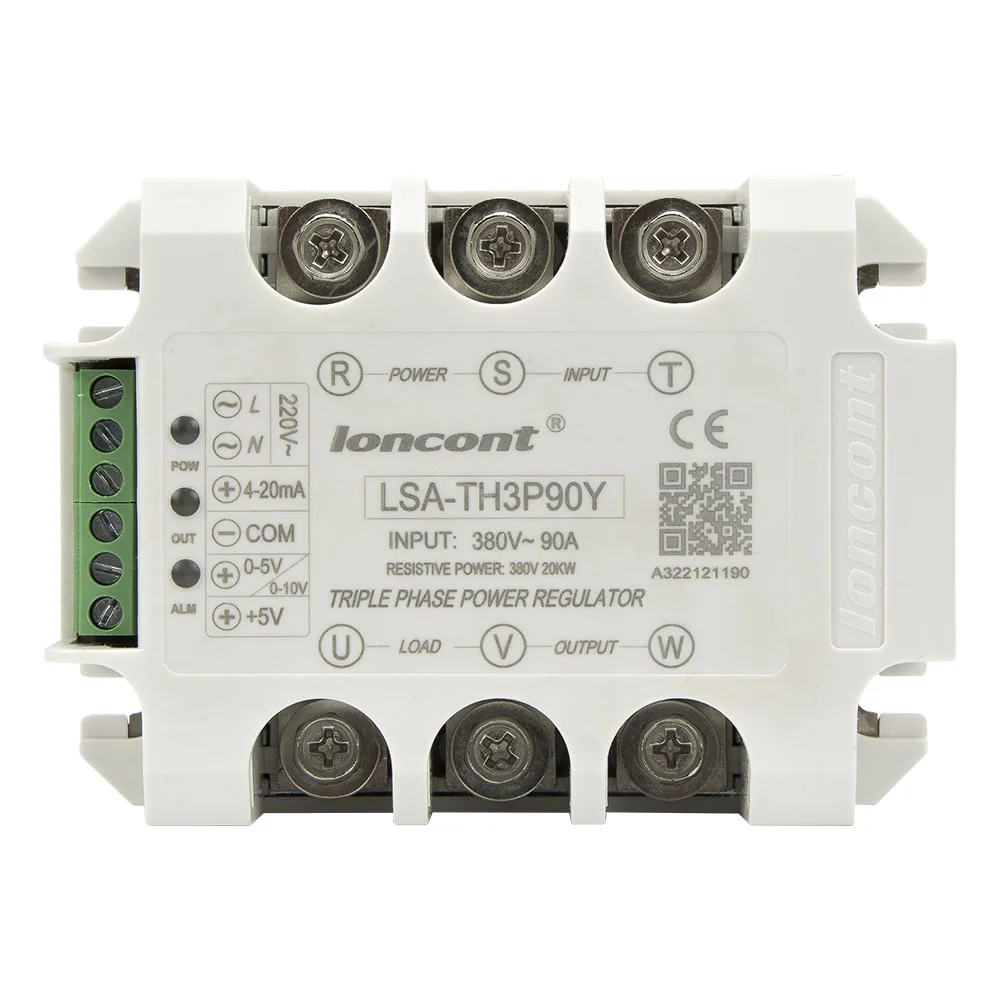 LSA-TH3P90Y Three phase AC 90A 380V solid state voltage regulator / power regulator module