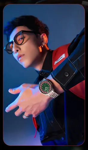 Imagen 2 del producto Reloj Original Mark Fairwhale para hombre, reloj de lujo de acero inoxidable, reloj de pulsera de cuarzo con diseño de ruleta divertido e informal a la moda, nuevo 2025