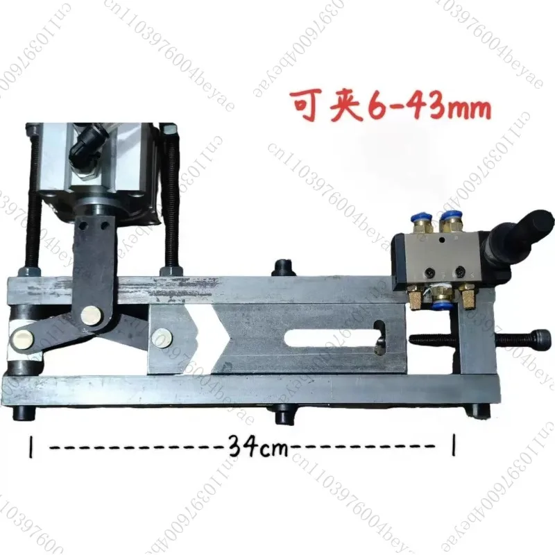Pneumatic fixture, bench drill tapping double force cylinder double force structure