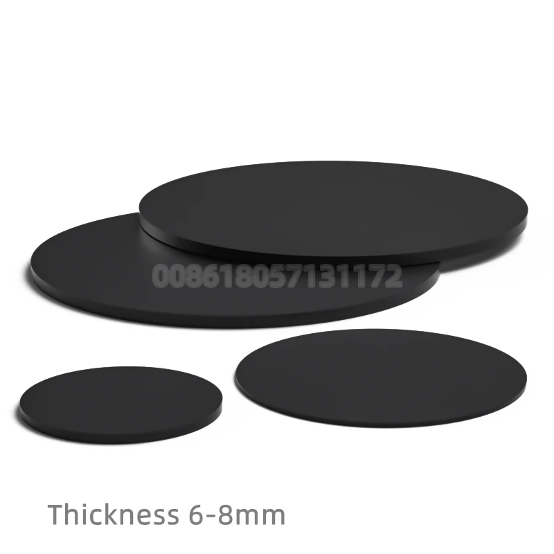 

FKM Gaskets Rubber Cushion Washer Pad Damping Noise Reduction Wearable Insulation Spacer 5mm 6mm 8mm 10pcs Black