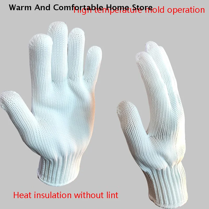 【SE】1 Pair 200 Degree High-temperature Resistant Gloves Oven Heat Insulation Mould Gloves Kitchen and Oven Glove
