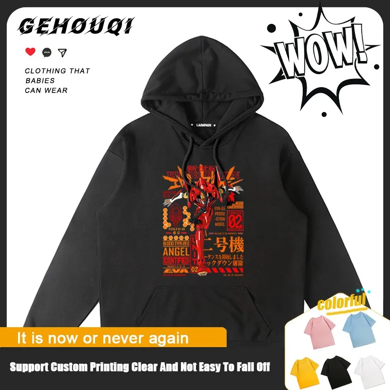 

Eva New Century Gospel Warrior Hooded Guards Men's Autumn First Machine Japanese Anime Animation Peripheral Clothes