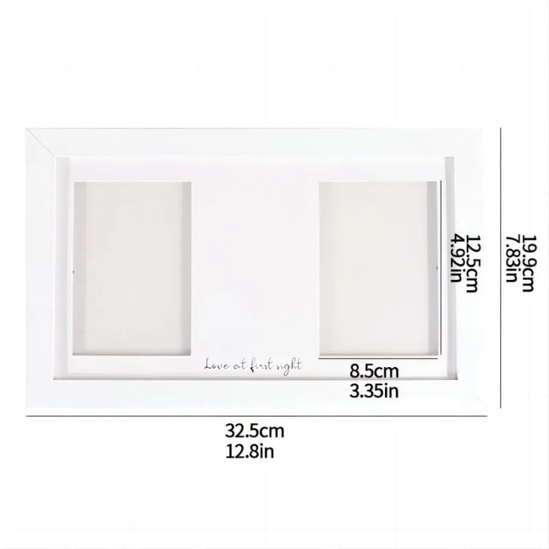 Baby Handprint and Footprint Keepsake Photo Frame Kit 6