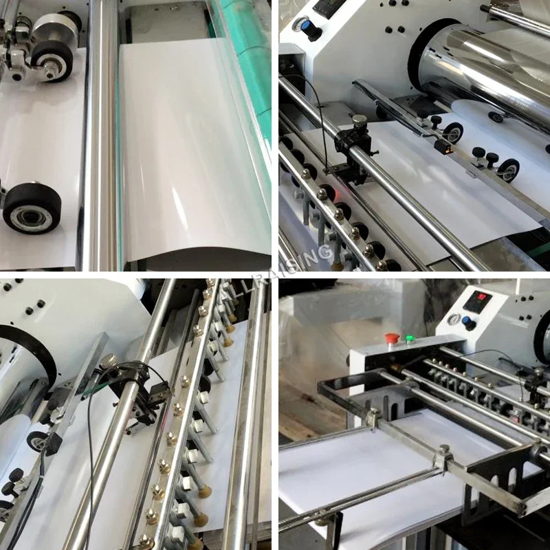 Fully Automatic Film laminating Machine Thermal Paper Feeding Cutting Dry Laminator